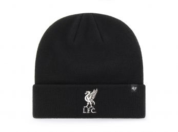 Liverpool 47 Brand Skull Cuff Beanie Black White