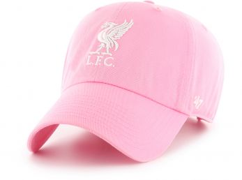 Liverpool 47 Brand Clean Up Relaxed Fit Cap Light Liverbird Rose White