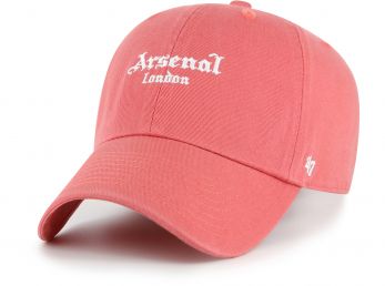 Arsenal 47 Clean Up Gothic Script Island Red Clean Up Cap