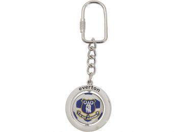 Everton Football Spinner Keyring