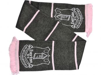 Everton Grey Pink Marl Scarf