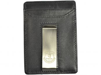 Everton Leather Money Clip Wallet