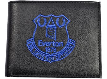 Everton PU Leather Embroidered Bi Fold Wallet