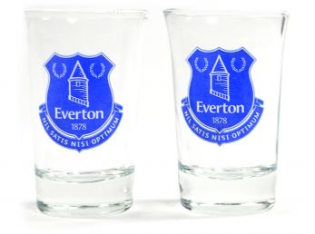 Everton Two Pack Shot Glasses