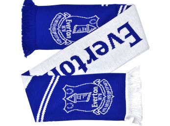 Everton Grey Pink Marl Scarf