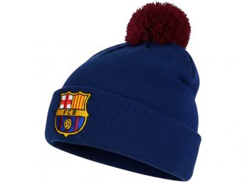 FC Barcelona Knitted Bobble Navy