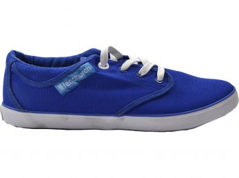 Fenchurch M Boston Canvas Shoe Blue