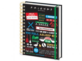 Friends Wiro Bound A5 Notebook