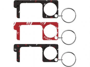 Fulham FC 3 Pack No Touch Keyrings
