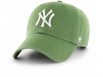 47 Brand NY Yankees Clean Up Cap Fatigue Green