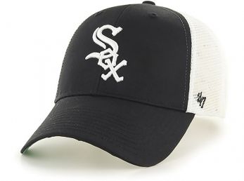 Chicago White Sox Branson Trucker Snapback Cap Black