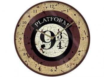 Harry Potter Platform Nine and Three Quarters Wall Clock