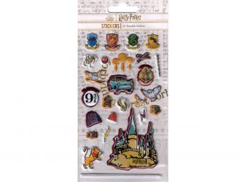 Harry Potter Puffy Pack of 25 Reusable Stickers