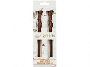 Harry Potter Wand Pen And Pencil Set