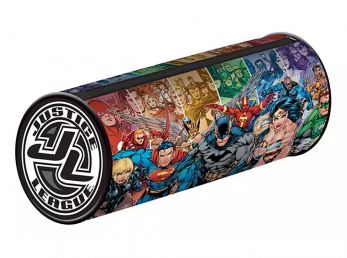 Justice League Barrel Pencil Case