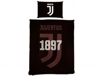 Juventus Mono Single Duvet and Pillow Case Set