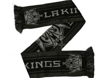 LA Kings Big Logo NHL Scarf Grey / Black / Grey