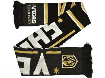 Las Vegas Golden Knights NFL Scarf Black / Gold / White