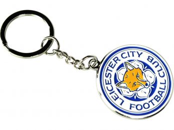 Leicester City Metal Crest Keyring