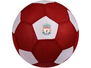 Liverpool 14 Inch Mesh Play Ball Red White