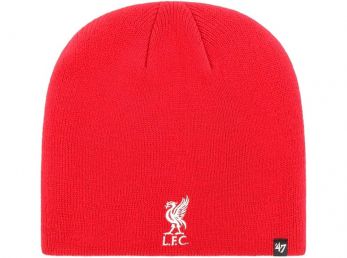 Liverpool 47 Brand Beanie Red Liverbird Crest