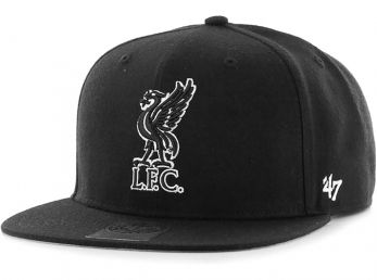 Liverpool 47 Brand Captain Baseball Cap Snapback Black
