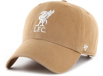Liverpool 47 Brand Clean Up Baseball Cap Camel