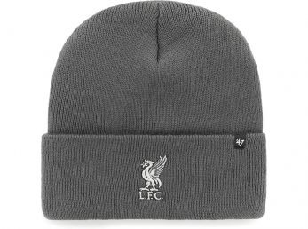Liverpool 47 Brand Haymaker Cuff Beanie Charcoal