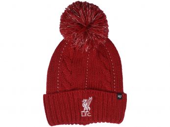 Liverpool 47 Brand Turn Up Liverpool Red Pom Pom
