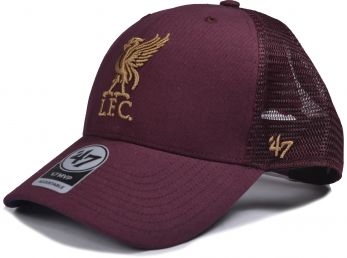 Liverpool 47 Brand Mesh Baseball Cap Snapback Maroon