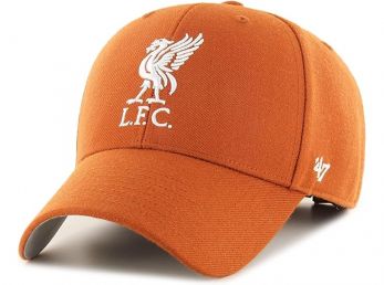 Liverpool 47 Brand MVP Baseball Cap Burnt Orange Relaxed Fit Wool Cap