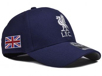 Liverpool 47 Brand MVP Baseball Cap Union Jack Flag Navy