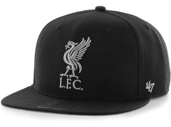 Liverpool 47 Brand No Shot Baseball Cap Black Grey