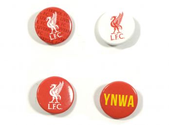 Liverpool FC Four Pack Button Badges