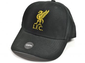 Liverpool Cap Black Gold Liverbird