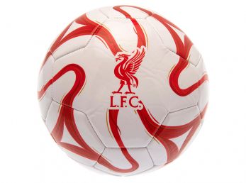 .Liverpool Cosmos Size 5 Ball White Red