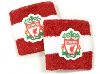 Liverpool FC Cotton Wristbands Red White