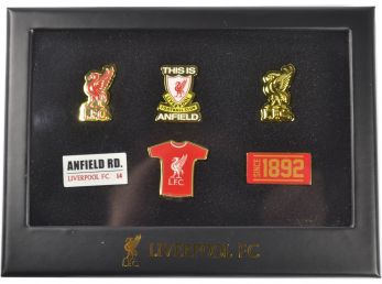 Liverpool FC 6 Piece Boxed Executive Badge Set - In Presentation Box