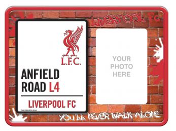 Liverpool FC Embossed Metal No 1 Fan Photo Frame