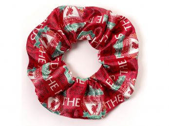 Liverpool Crest and Cannon Hair Scrunchie