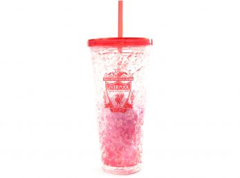 Liverpool Freezer Cup With Straw 600ml