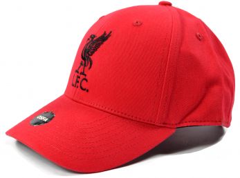 Liverpool Liverbird Strapback Baseball Cap Red Black