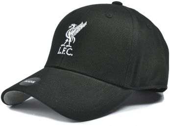 Liverpool Mass Cap Kids MVP Baseball Cap Black White