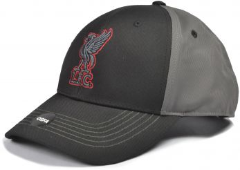 Liverpool Mass MVP Baseball Cap Charcoal Black Red