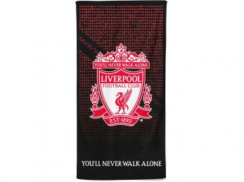 Liverpool Mesh Towel Black Red White