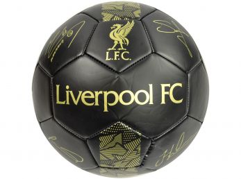 Liverpool Phantom Signature Ball Black Gold Size 5