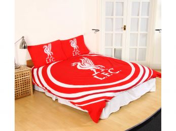 Liverpool Pulse Reversible Double Duvet and Pillow Case