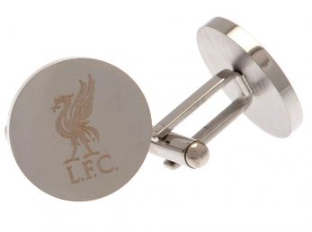 Liverpool Round Stainless Steel Cufflinks