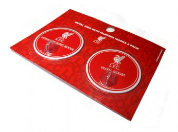 Liverpool Robe Hook Sign 2 Pack