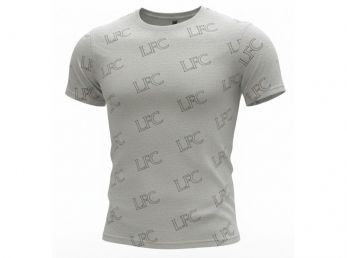 Liverpool T-Shirt Grey Multi Logo LIV1CC16